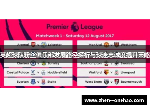 英超球队粉丝俱乐部发展路径探析与球迷忠诚度提升策略